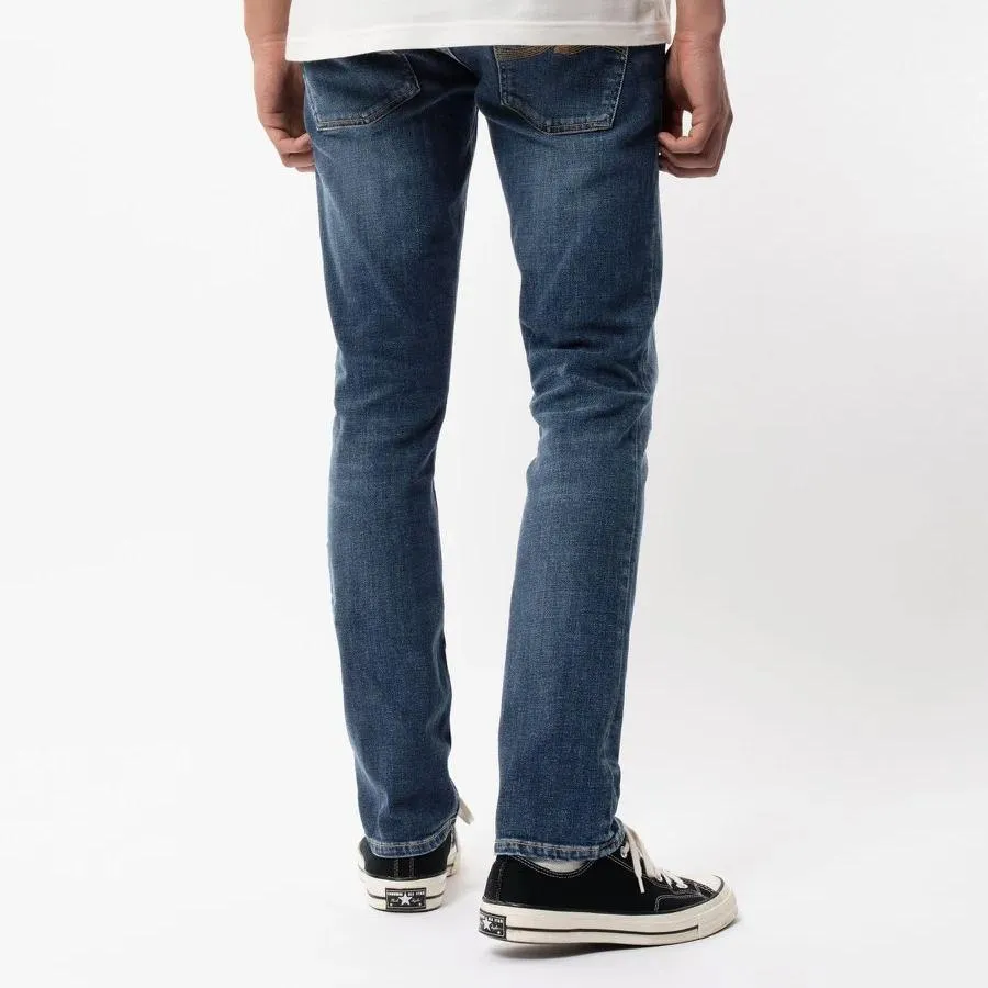 Vibrant Fashion Lover Trendy Look Nudie Jeans - Grim Tim Indigo Myth Jeans