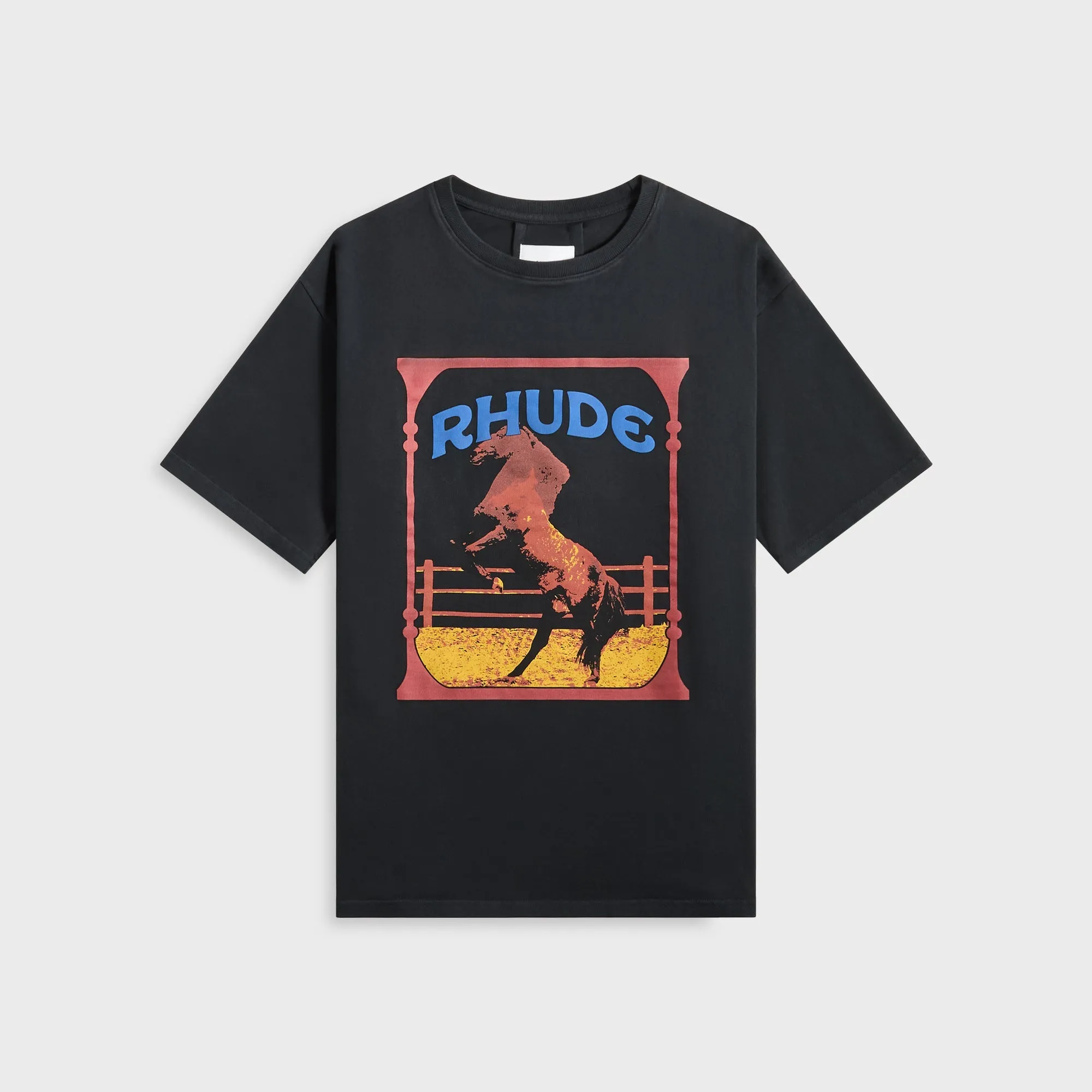 Rhude Cadre Tee - Vintage Black ZeroWaste Production