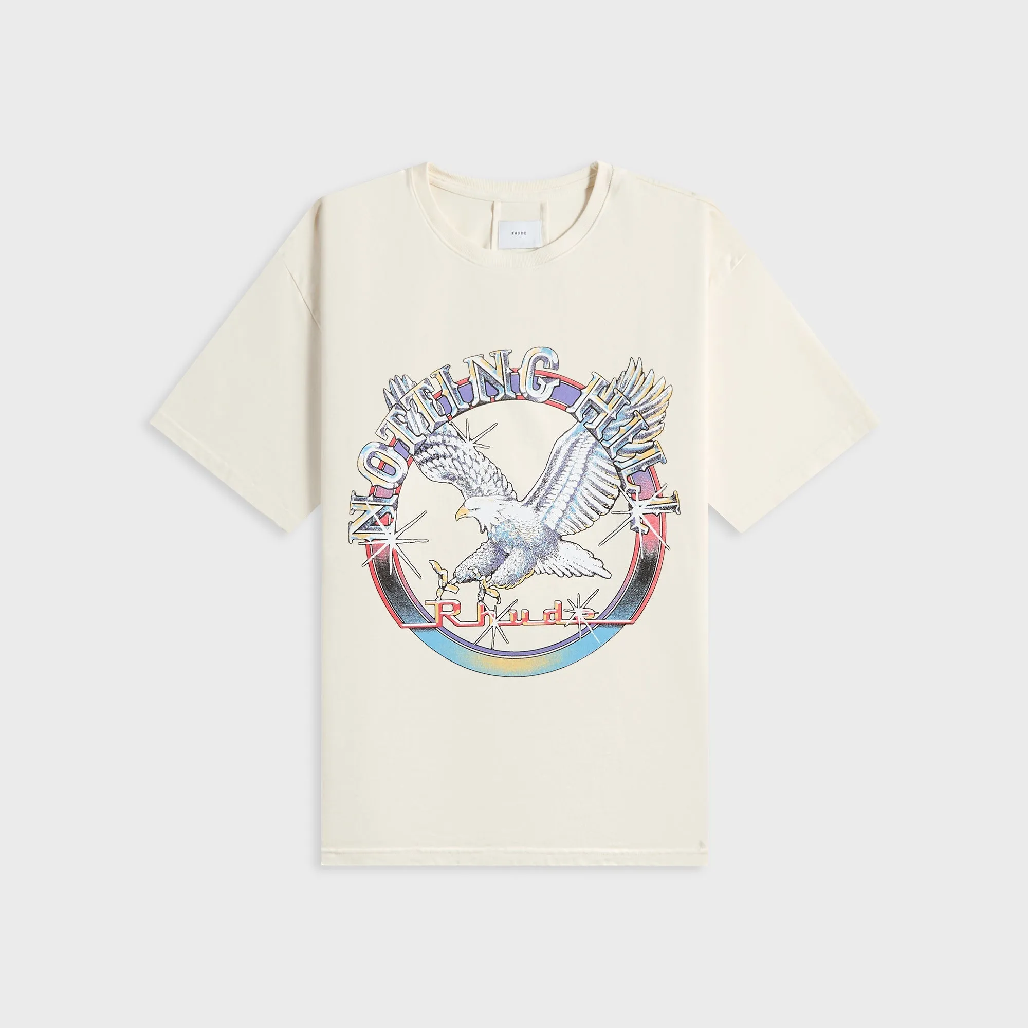 Rhude Notting Hill Eagle Tee - Vintage White Quick Dry Performance Odor Control Finish
