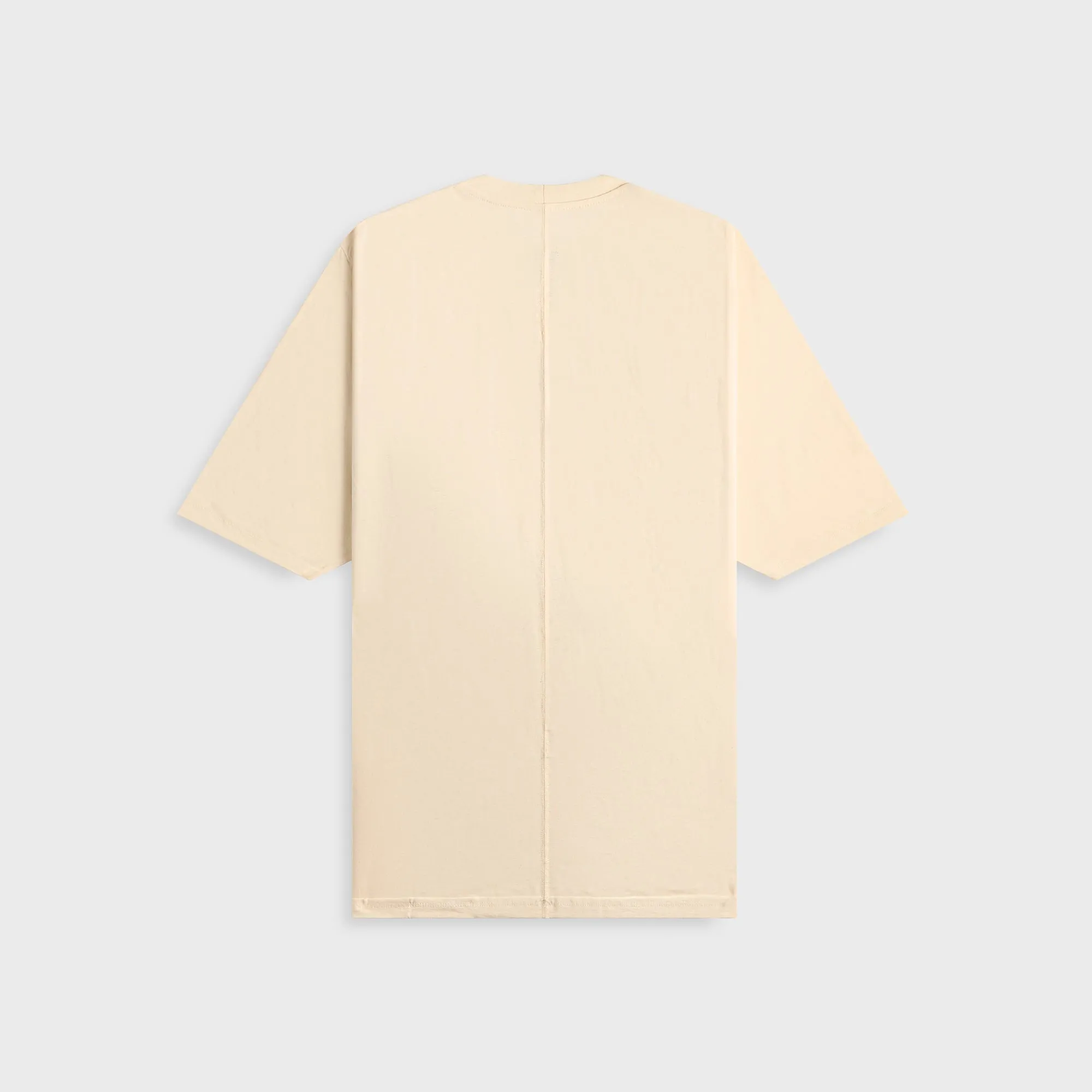 Lightweight Material Rick Owens Tee Jumbo - Natural Black