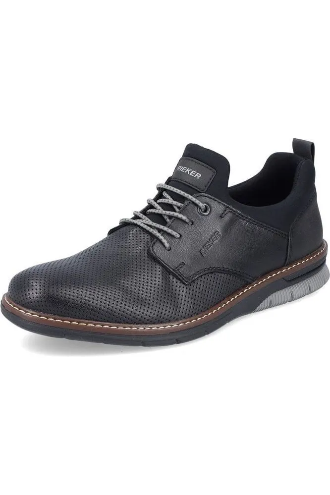 Adjustable Rieker Mens 14450-00 in Black