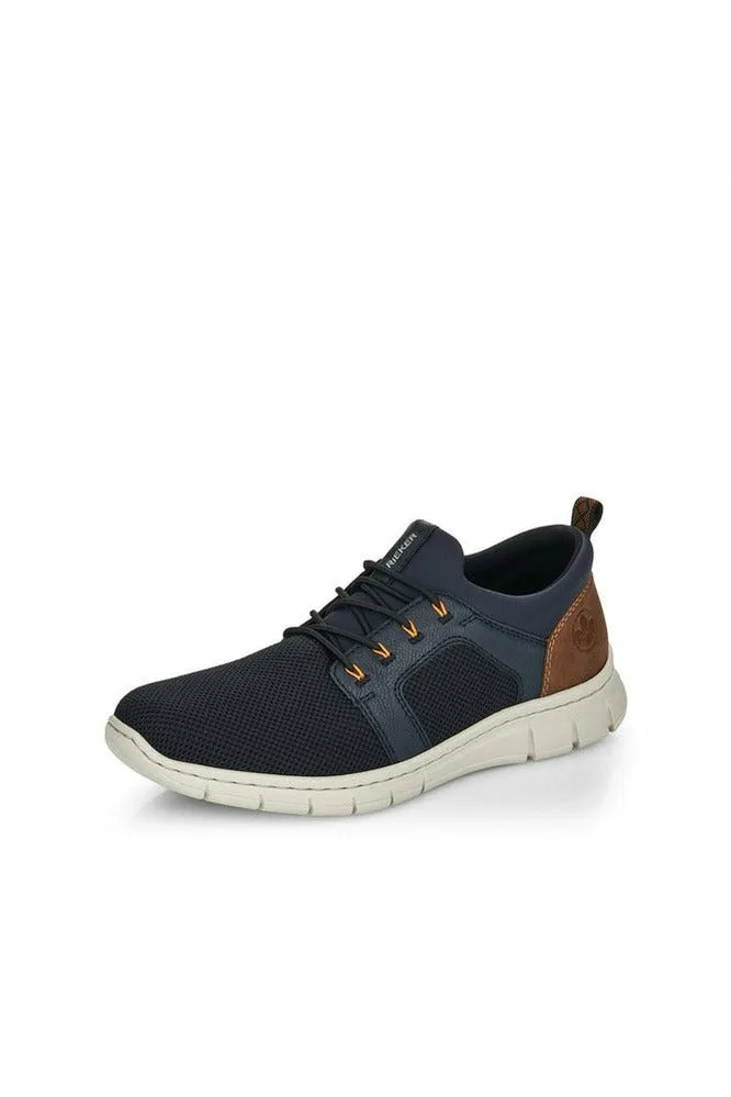 Thermal Insulation Rieker mens shoes B7796-14 in Blue