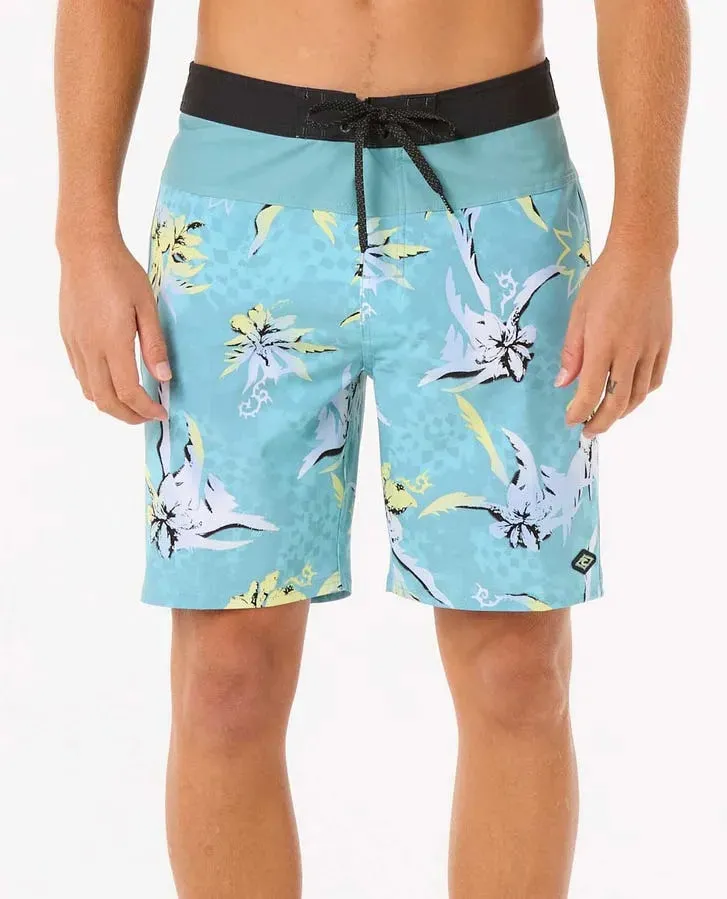 Sweat Wicking Lining All Season Wear Rip Curl Mens Boardshorts Mirage Mason Raw Energy 19"