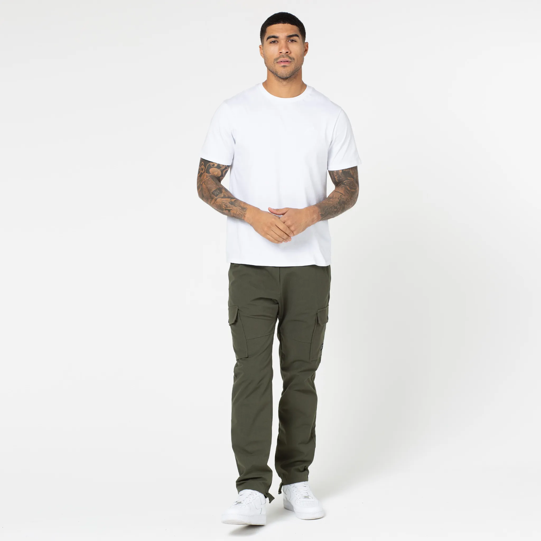 Ripstop Open Hem Cargo Pant | Khaki Cozy Wear