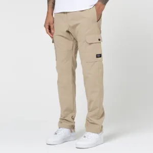 Casual Wear Flexible Layer Fit Ripstop Open Hem Cargo Pant | Sand