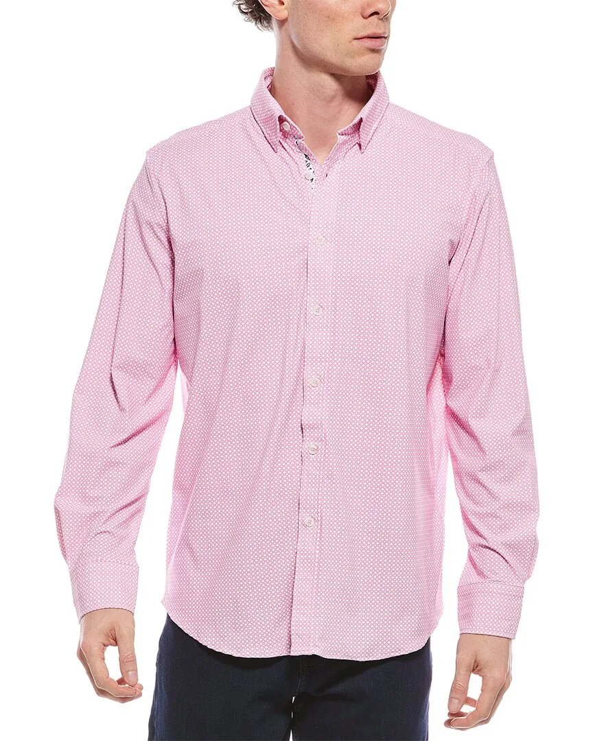 Robert Graham Galvan Classic Fit Woven Shirt Plus Size Fit