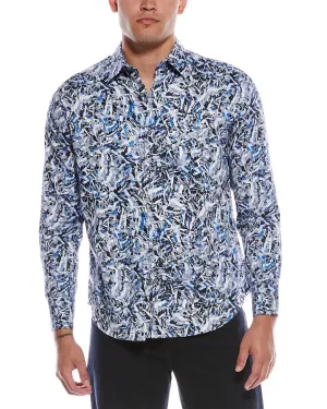 Robert Graham Gatton Classic Fit Woven Shirt Holiday Gift