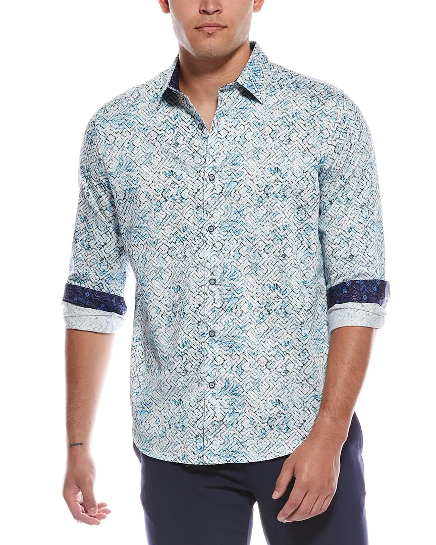 Stretch Material Robert Graham Hamilton Classic Fit Woven Shirt