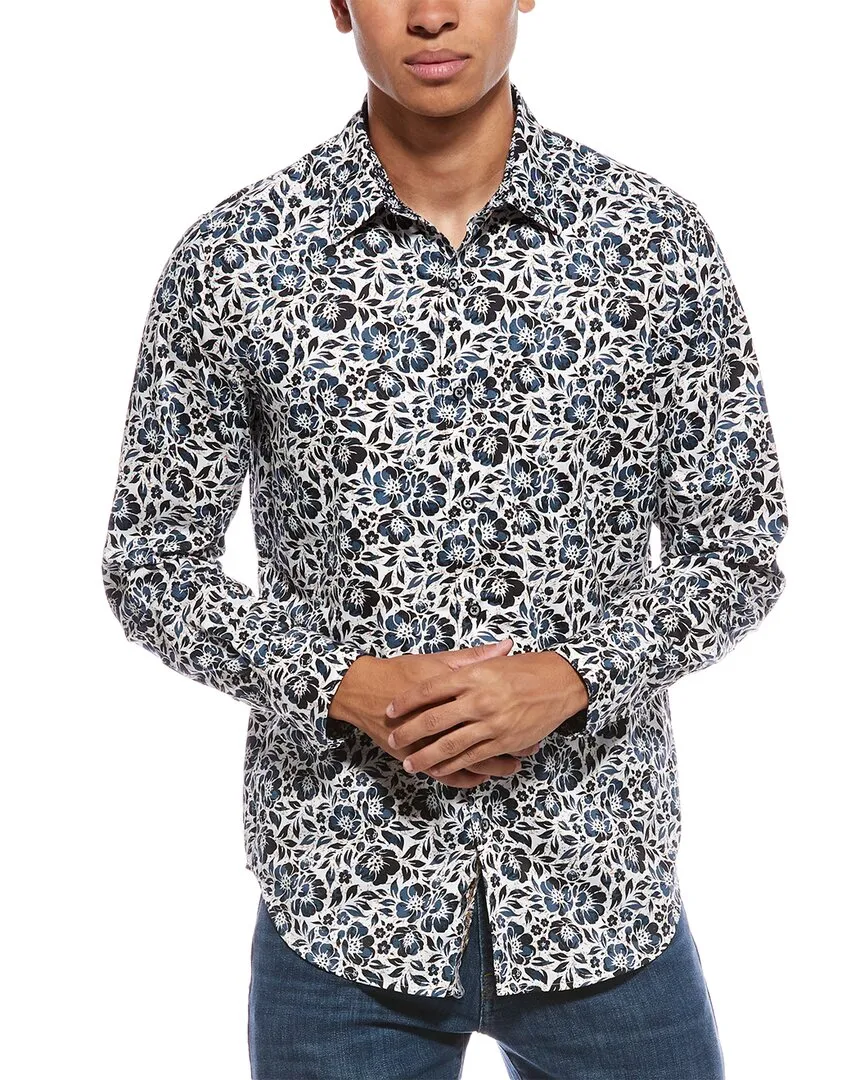 Trendy Fit Robert Graham Hatley Classic Fit Woven Shirt