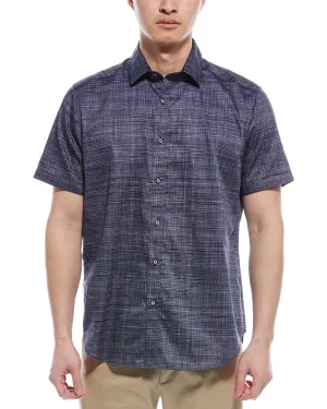 Robert Graham Roth Woven Shirt Midweight Textile