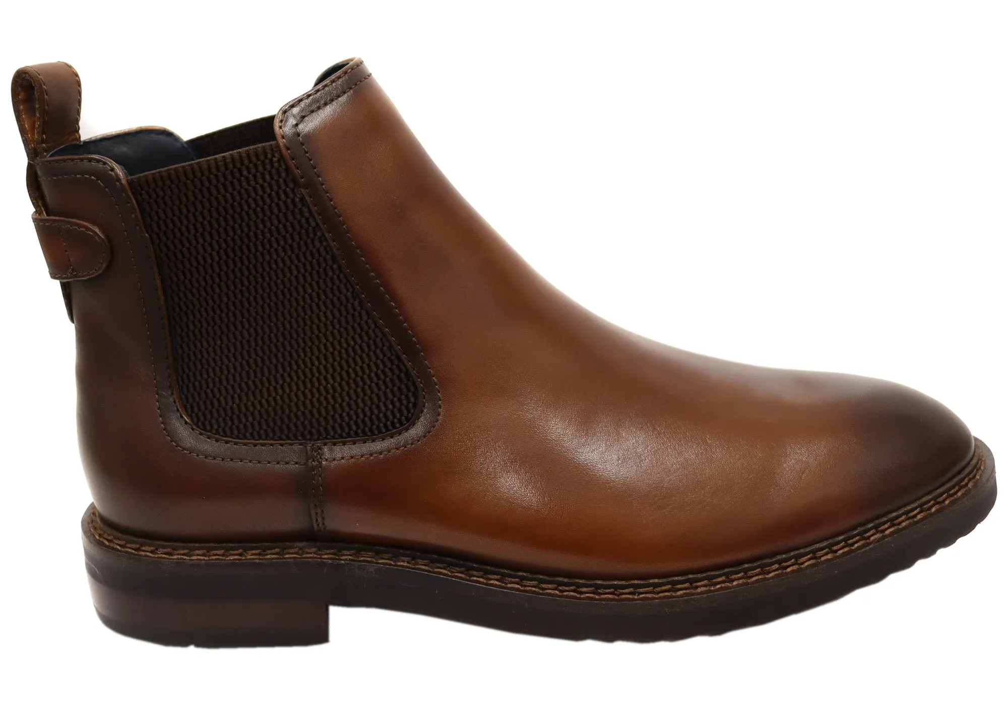 Mud Resistant Urban Commute Rockport Pointer RO Mens Leather Comfortable Chelsea Boots