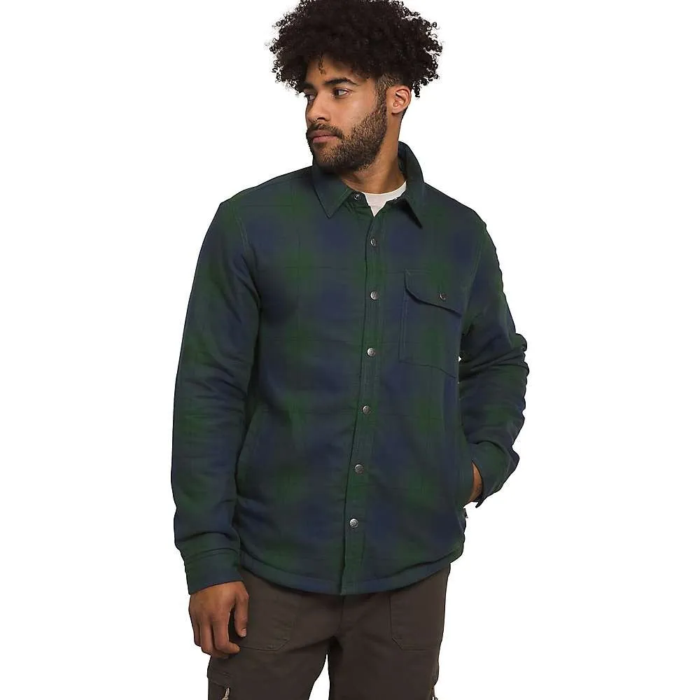 The North Face Campshire Shirt Men's  Green Long Sleeve Button-Up GBO55 Sustainable Design