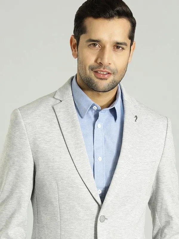 Men Solid Full Sleeve Casual Blazer ThermalReflective