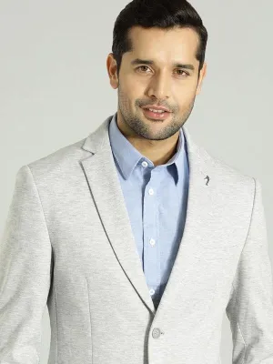 Cozy Texture Men Solid Full Sleeve Casual Blazer