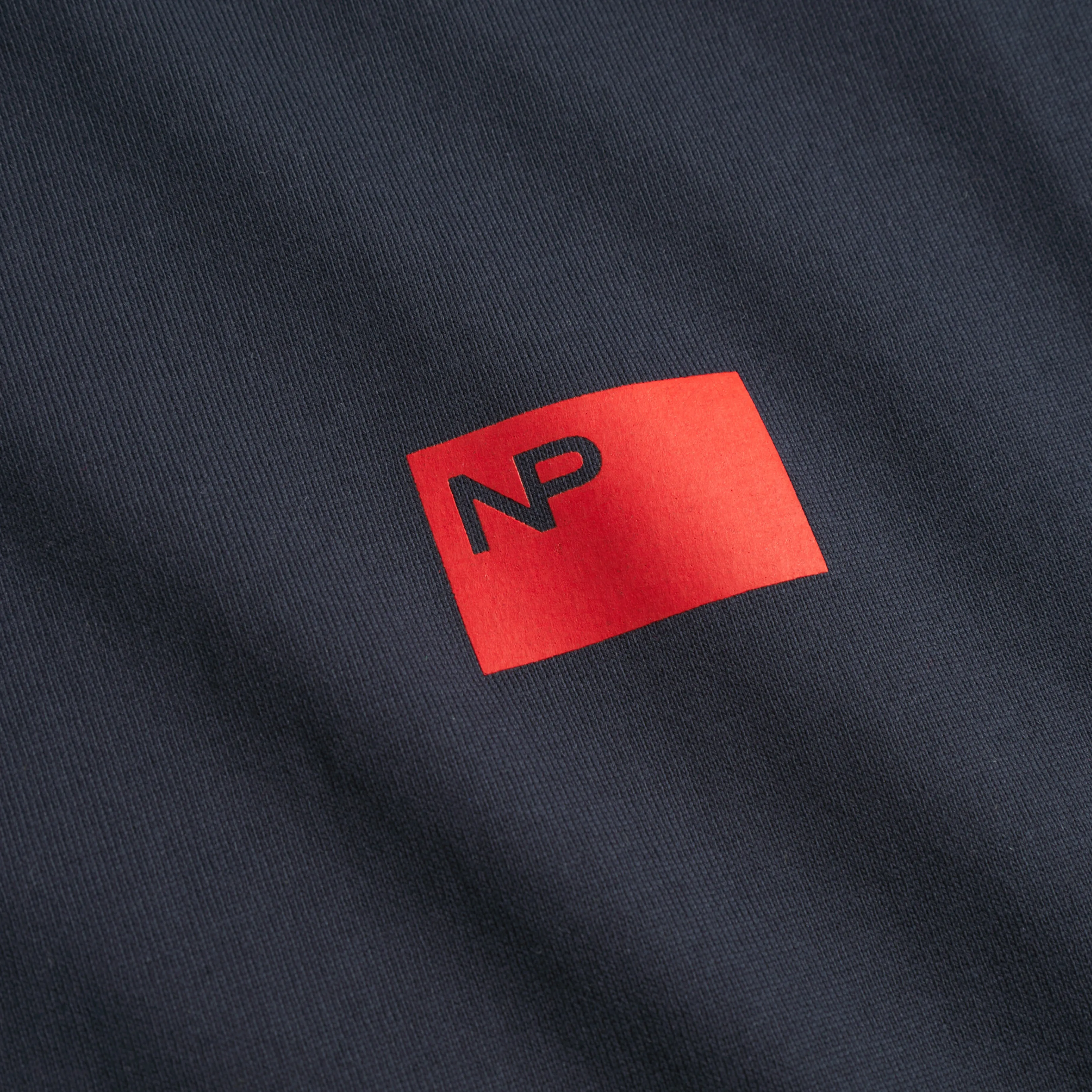 Norse Projects Holger Organic Department Print T-Shirt Dark Navy Vibrant Colors