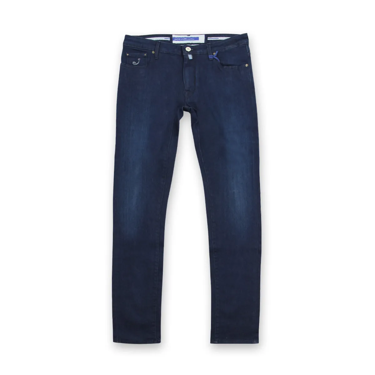 Jacob Cohen - Chris Skinny Fit Jeans in Dark Blue Modern Minimalist Rainy Day