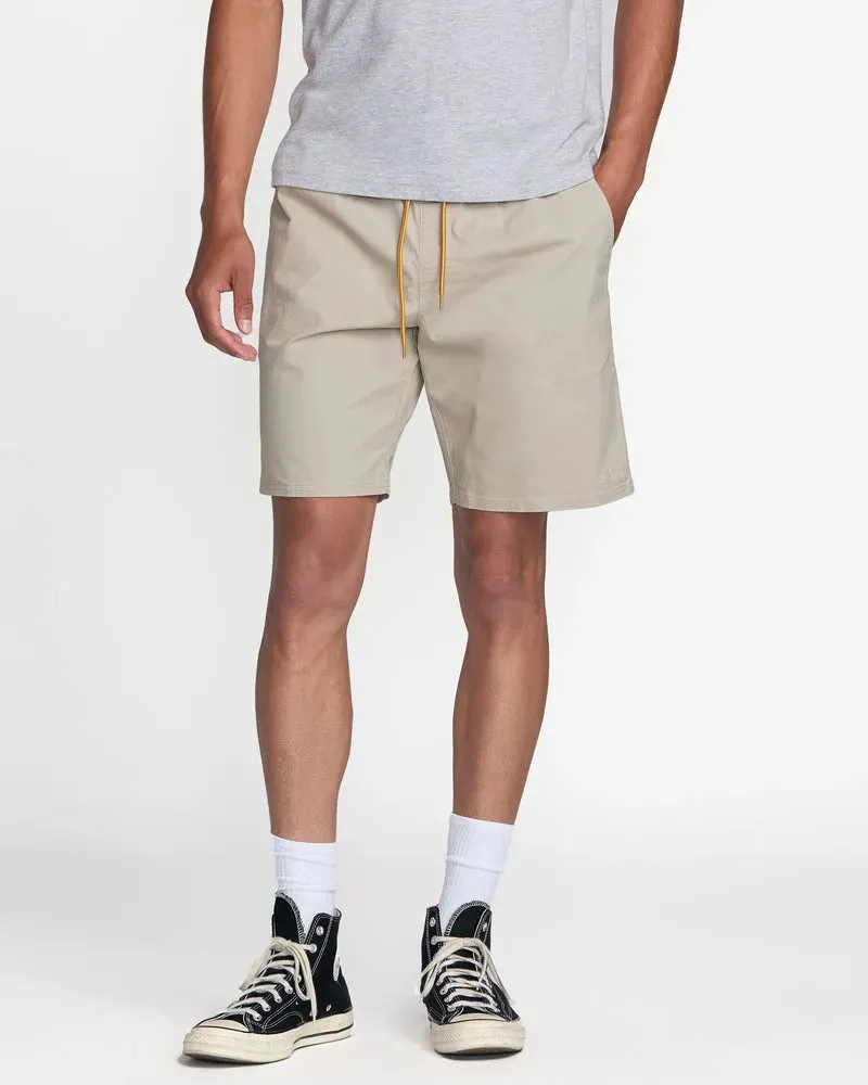 RVCA Mens Shorts Weekend Elastic 2 19" Daily Casual Luxury Feel