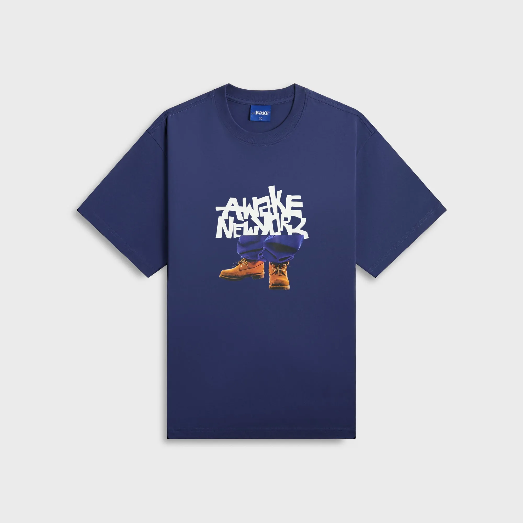 Awake NY Stomper Tee - Navy vacation wear
