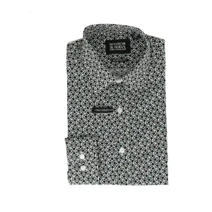 Neutral Shade Budget Friendly Scotch & Soda Mens Black/White Dress Shirt