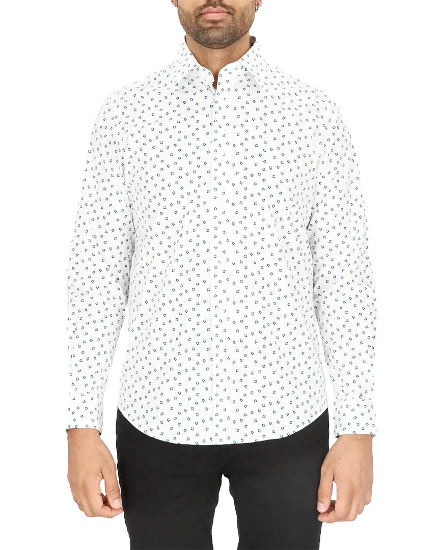 Scotch & Soda Modern Fit Dress Shirt Interview Ready Fitted Shape