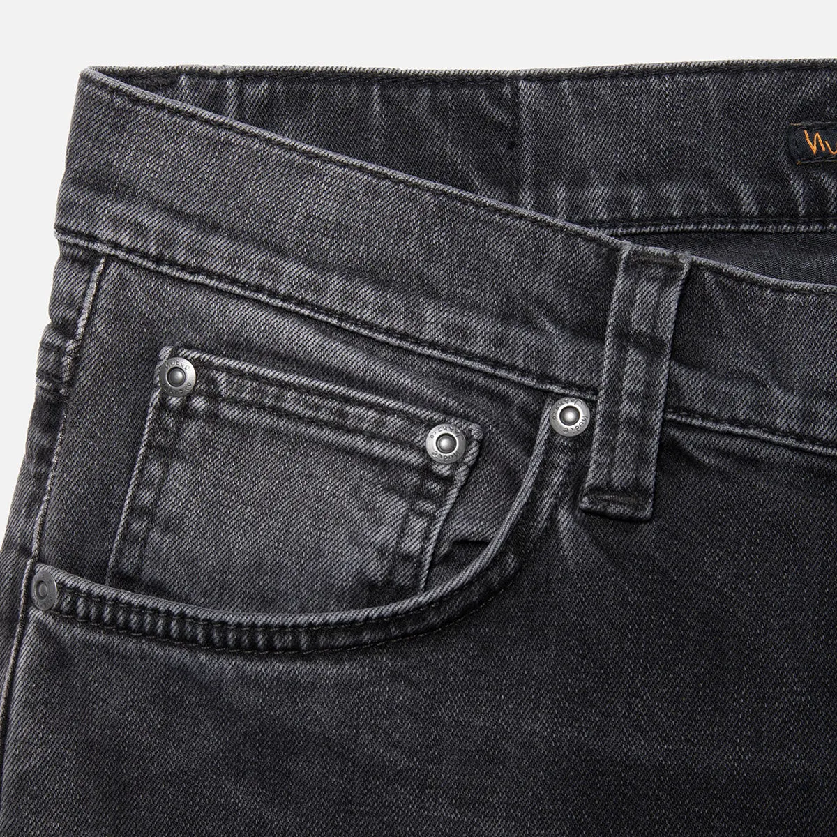 Nudie - Lean Dean Black Eyes Jeans Comfortable fit Work Friendly