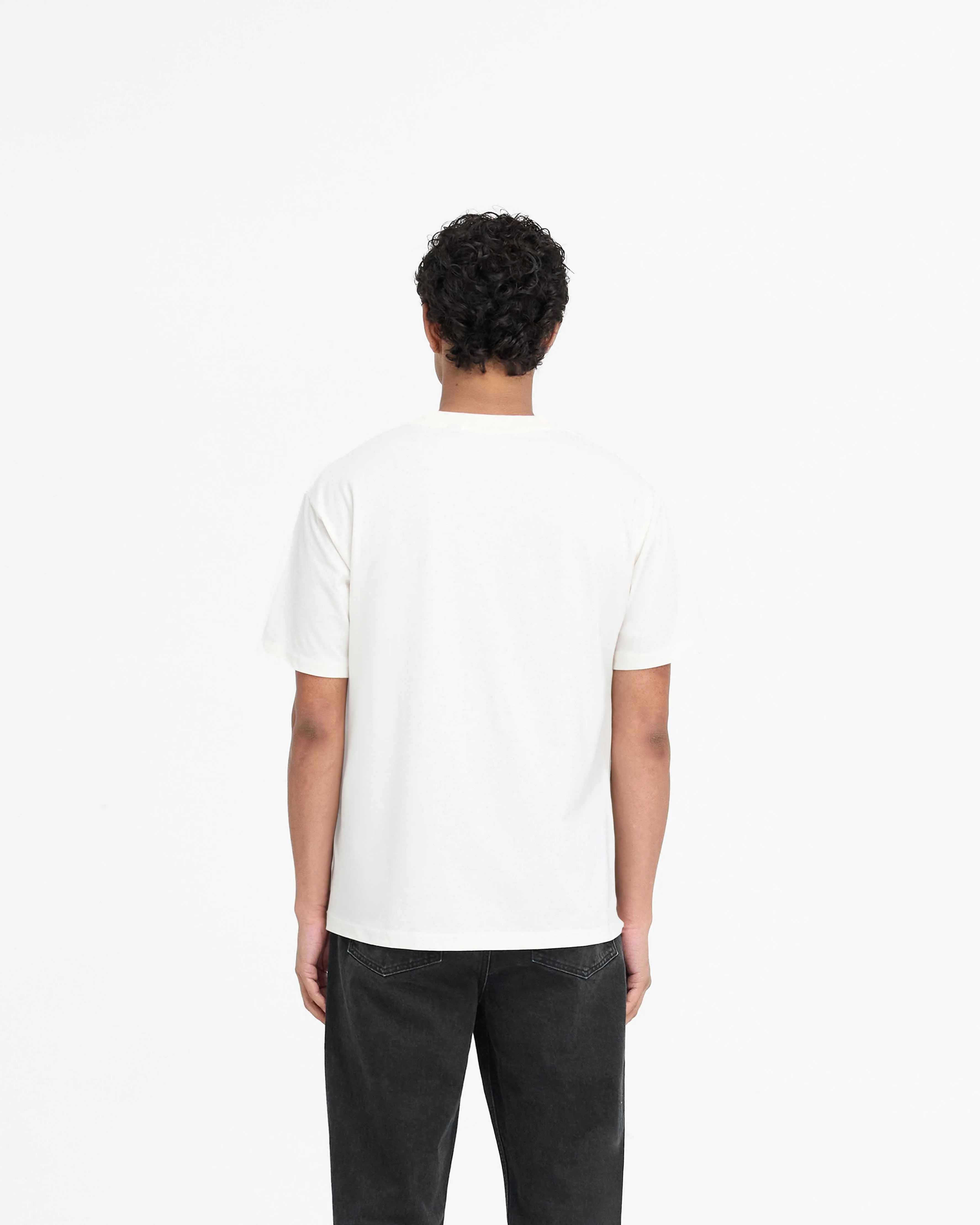 Script Logo T-Shirt - Flat White Versatile Fit