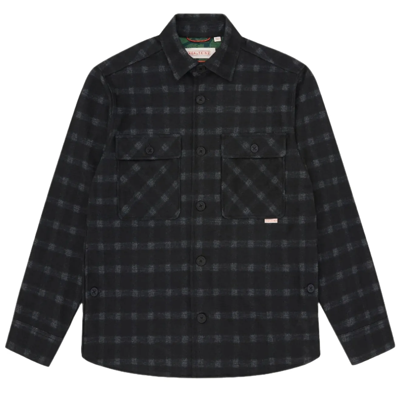 Sealskinz Snettisham Checked Shacket Navy Layering Piece