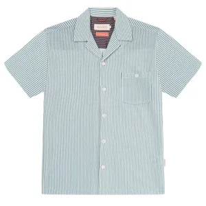 Sealskinz Weeting SS Jacquard Shirt Blue Stretchable Fabric family gathering