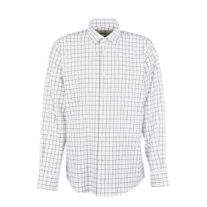 Barbour Hans Country Shirt Mid Olive Breathable mesh slim fit