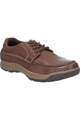 Shock Absorption Midsole Hush Puppies Tucker mens brown shoe