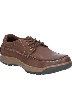 Shock Absorption Midsole Hush Puppies Tucker mens brown shoe