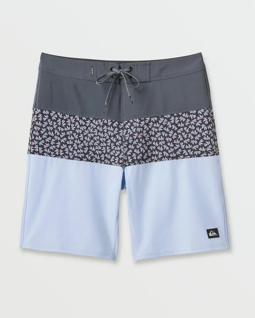 Non Irritating Tags Quiksilver Mens Boardshorts Surfsilk Panel 20"