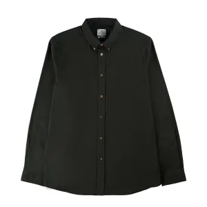 Paul Smith Soft Touch Cotton Shirt Green Flexible Material