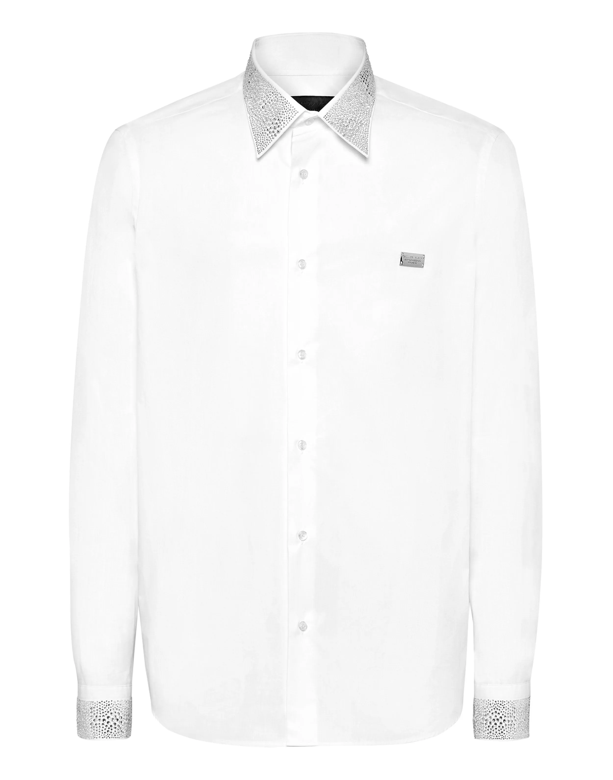 Functional Pocket Shirt Sugar Daddy Cut LS Strass