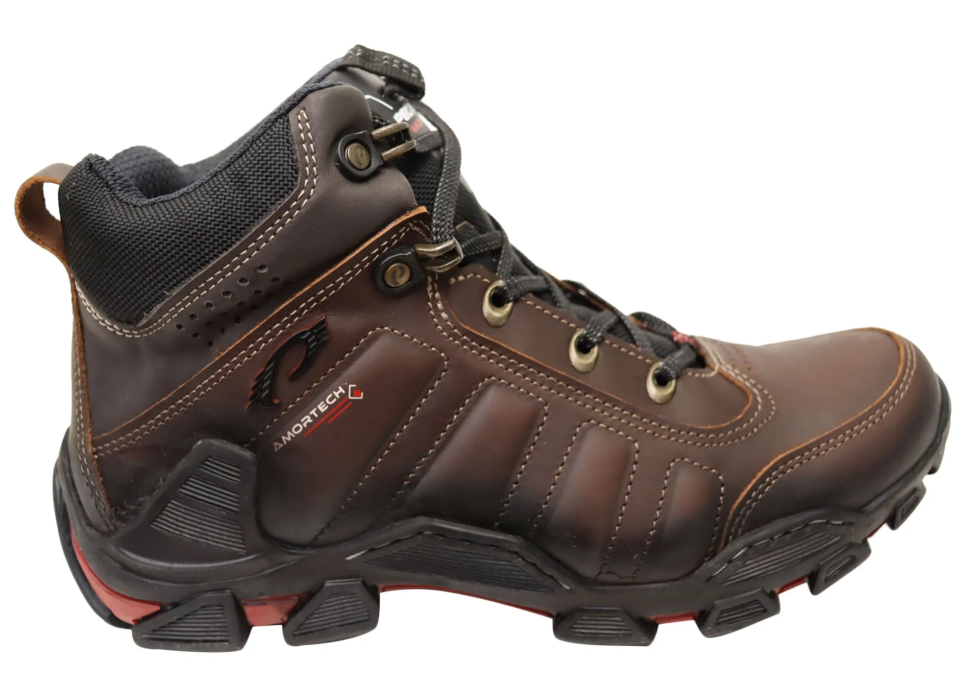 Pegada Territory Mens Comfortable Leather Boots Made In Brazil Hydrophobic coating Summer Friendly