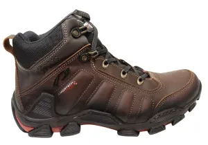 Pegada Territory Mens Comfortable Leather Boots Made In Brazil Street Cool Hydraulic Impact Resistance