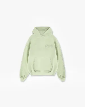 product hiking suitability product display Raceway Hoodie - Matcha