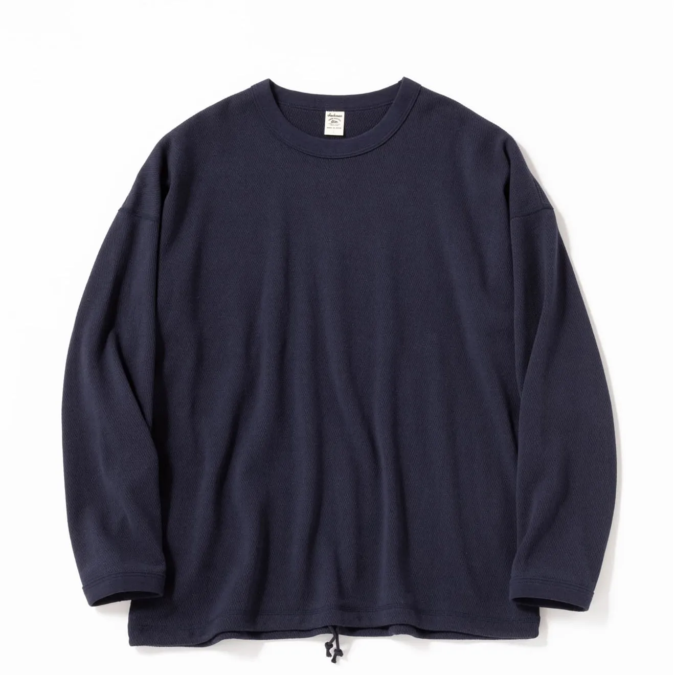 Round neck simplicity Jackman CH Himo L/S T-Shirt Navy