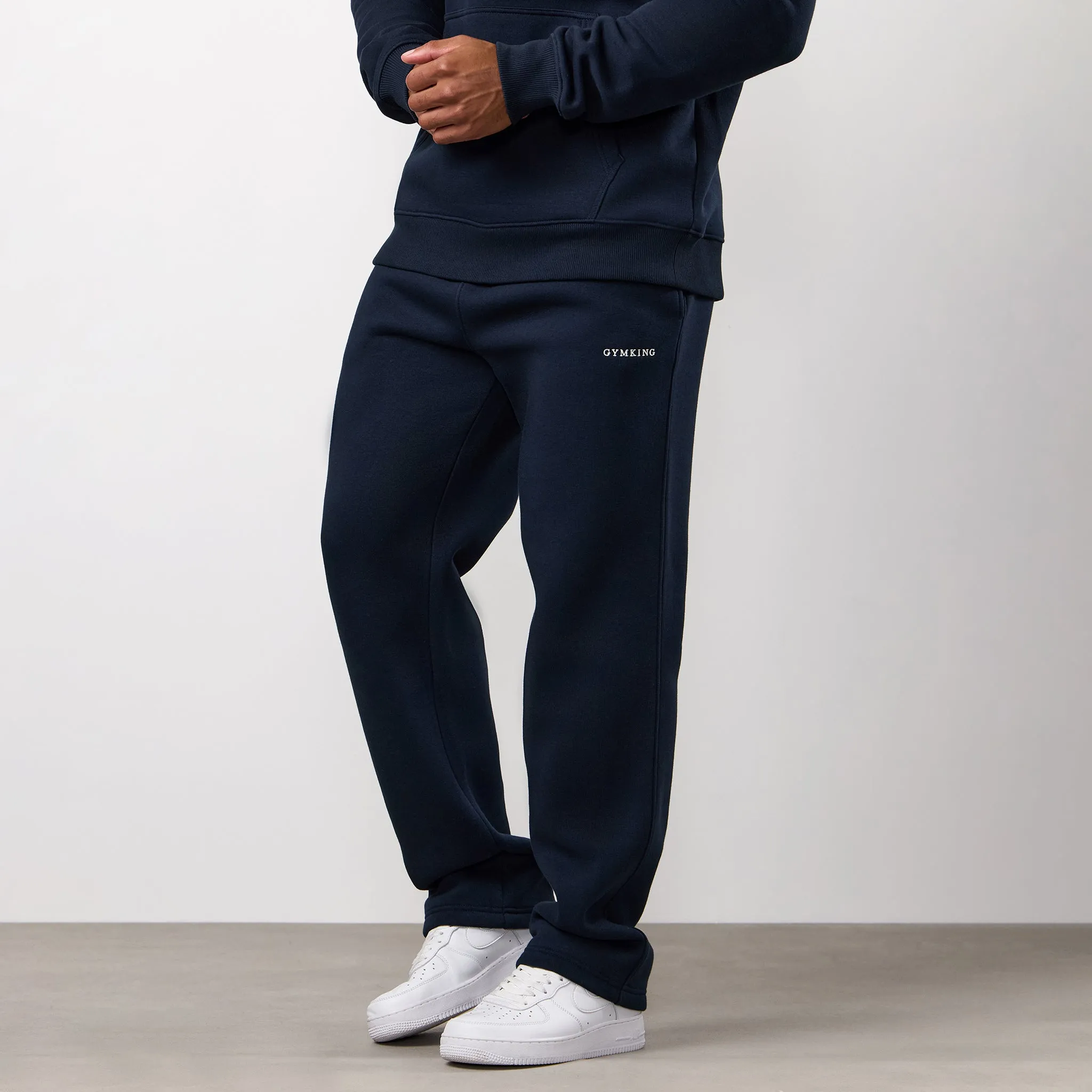 Gym King Fundamental Linear Straight Leg Jogger - Navy Stretchable Design