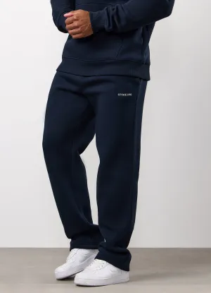 Gym King Fundamental Linear Straight Leg Jogger - Navy Premium Look Comfy Texture