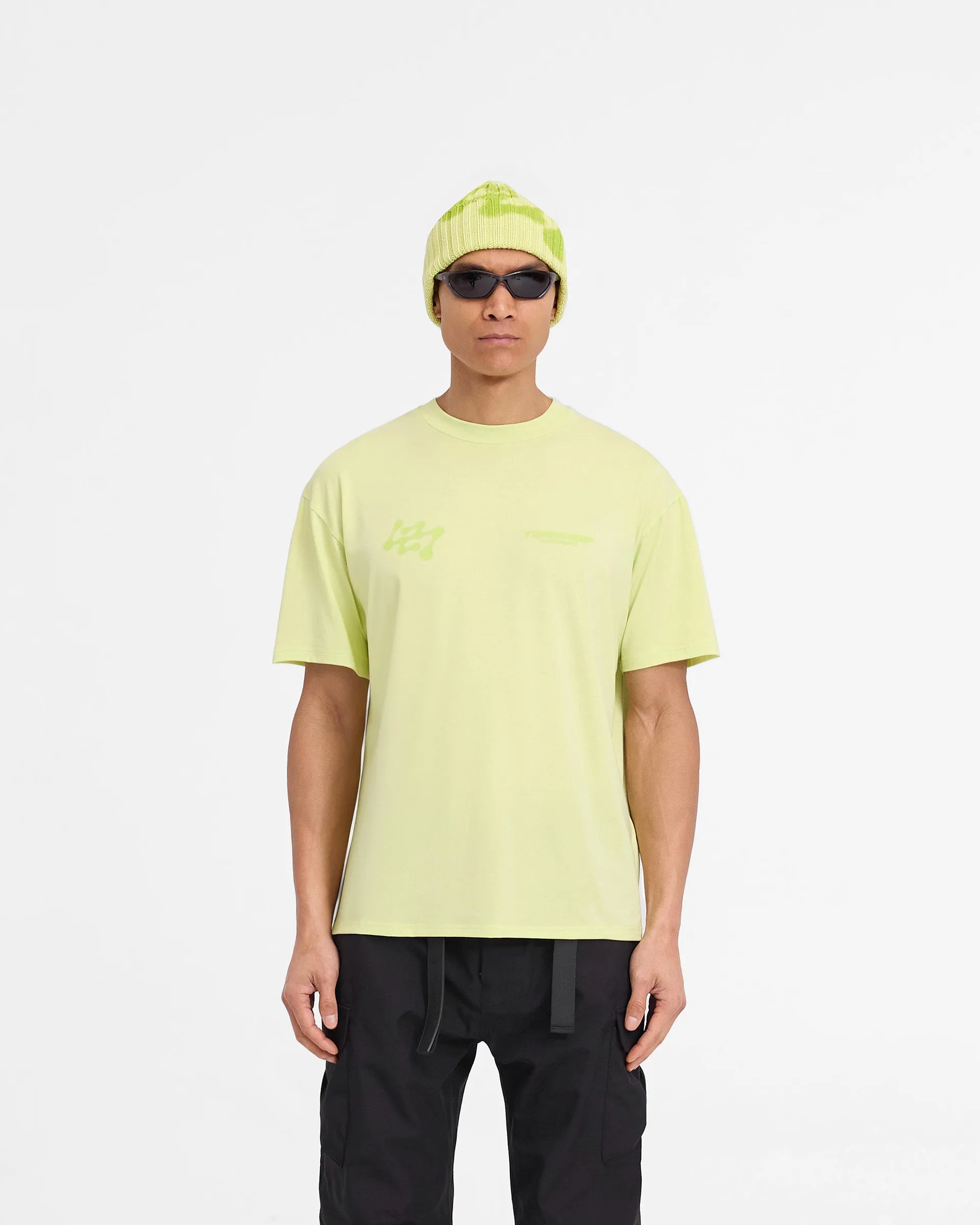 247 Future Terrains Oversized T-Shirt - Shadow Lime baby shower