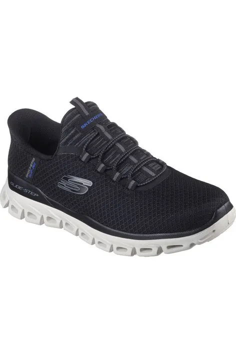 Casual Move Comfort Bend Skechers Mens 233010 GLIDE-STEP NOXUS in Black