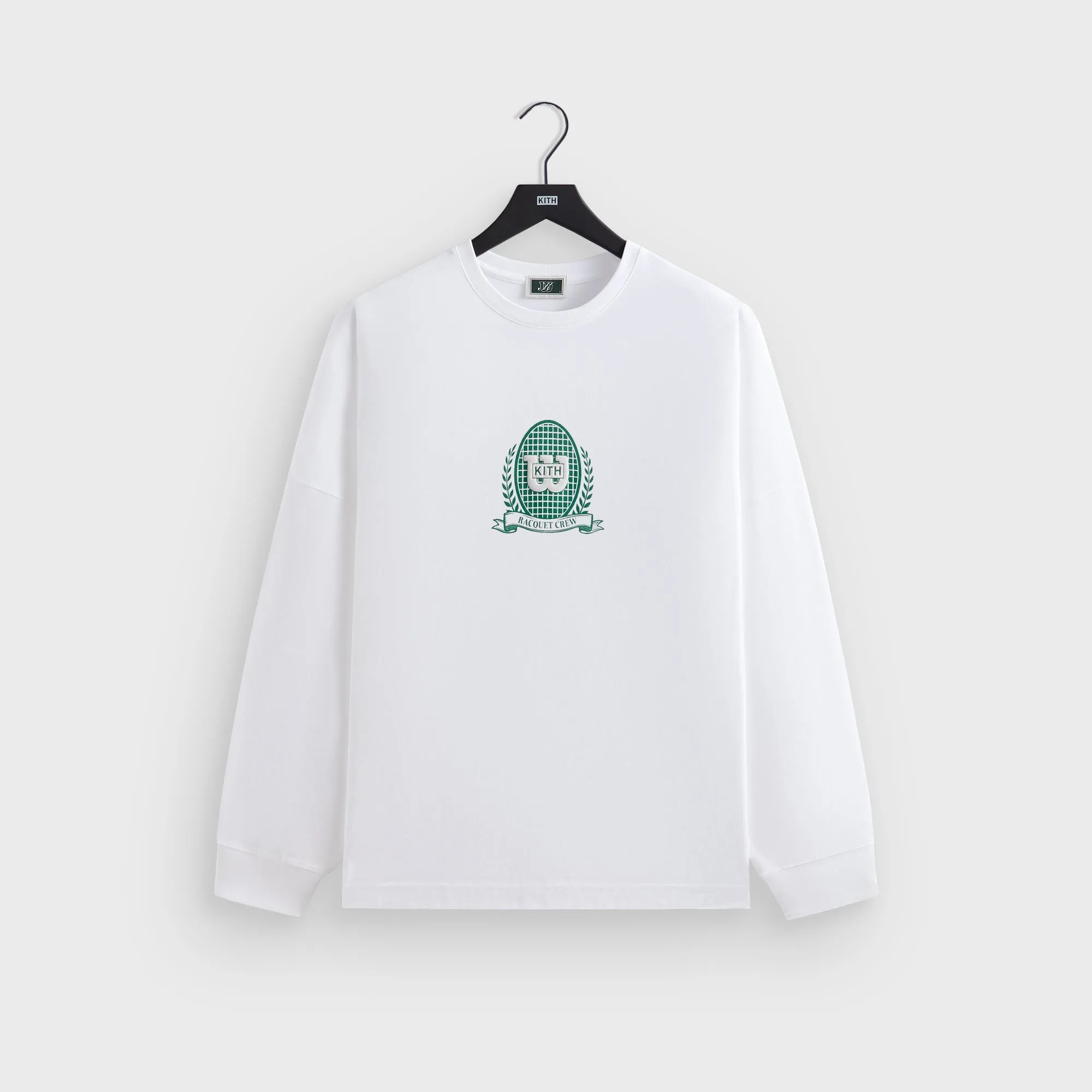 Kith for Wilson Crest Ramble Long Sleeve Tee - White Classic Chic Effortless Wear
