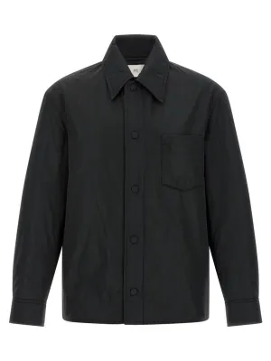 elegant design Lightly Padded Water-Repellent Technical Taffetas Overshirt