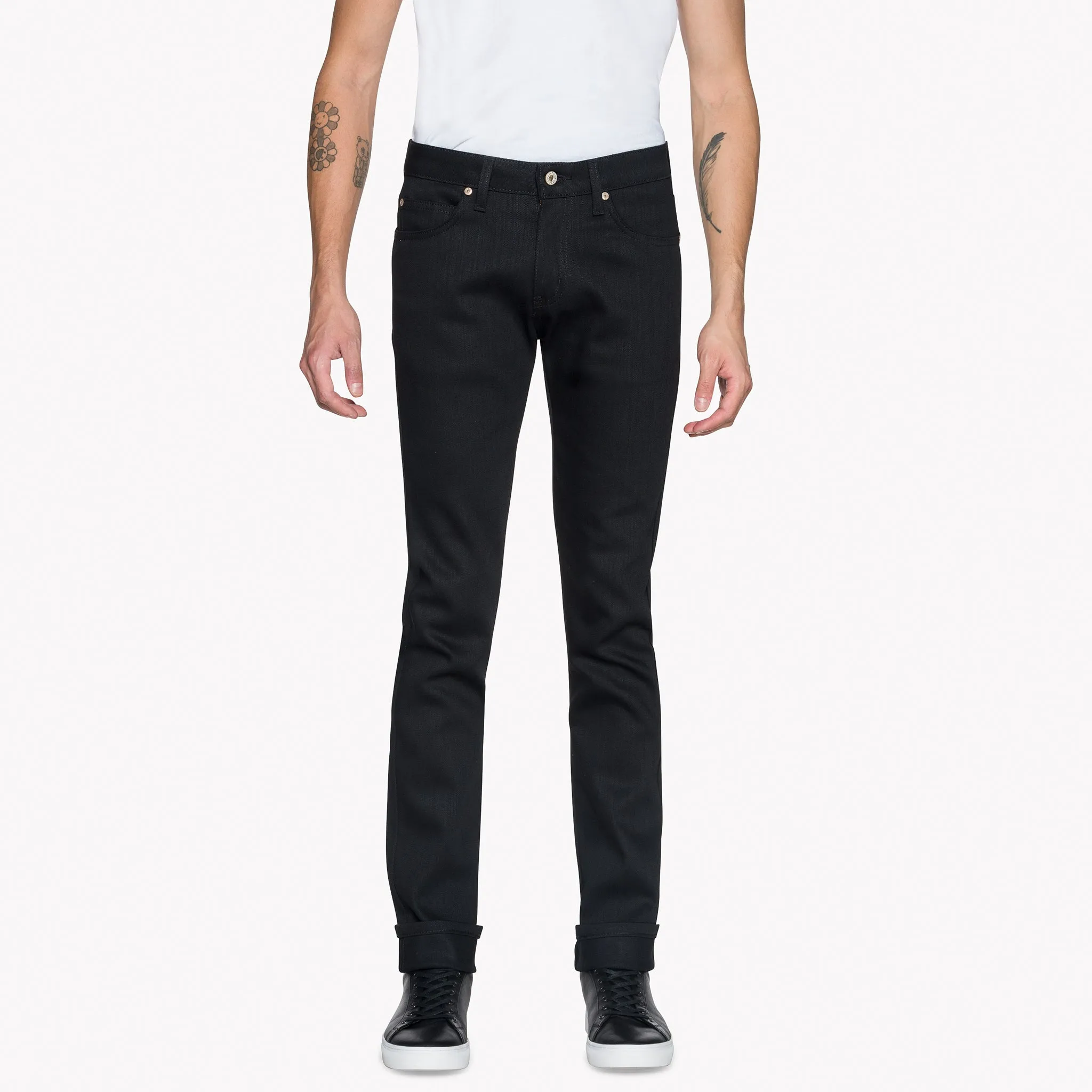 Skinny Guy - Black Power Stretch High Quality Classic Wear Earthy Sleek Fit