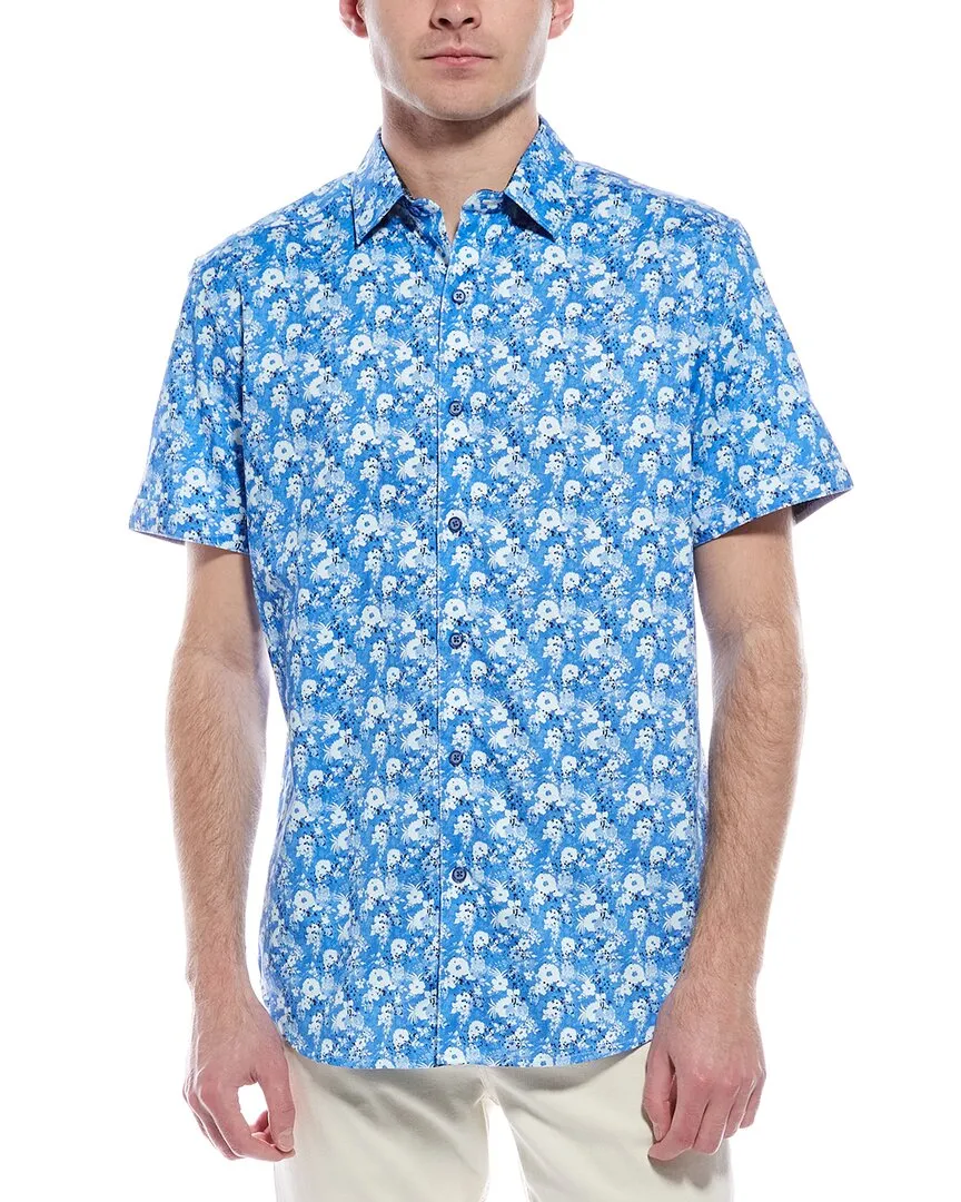 Robert Graham Pattone Classic Fit Shirt Athleisure Trend