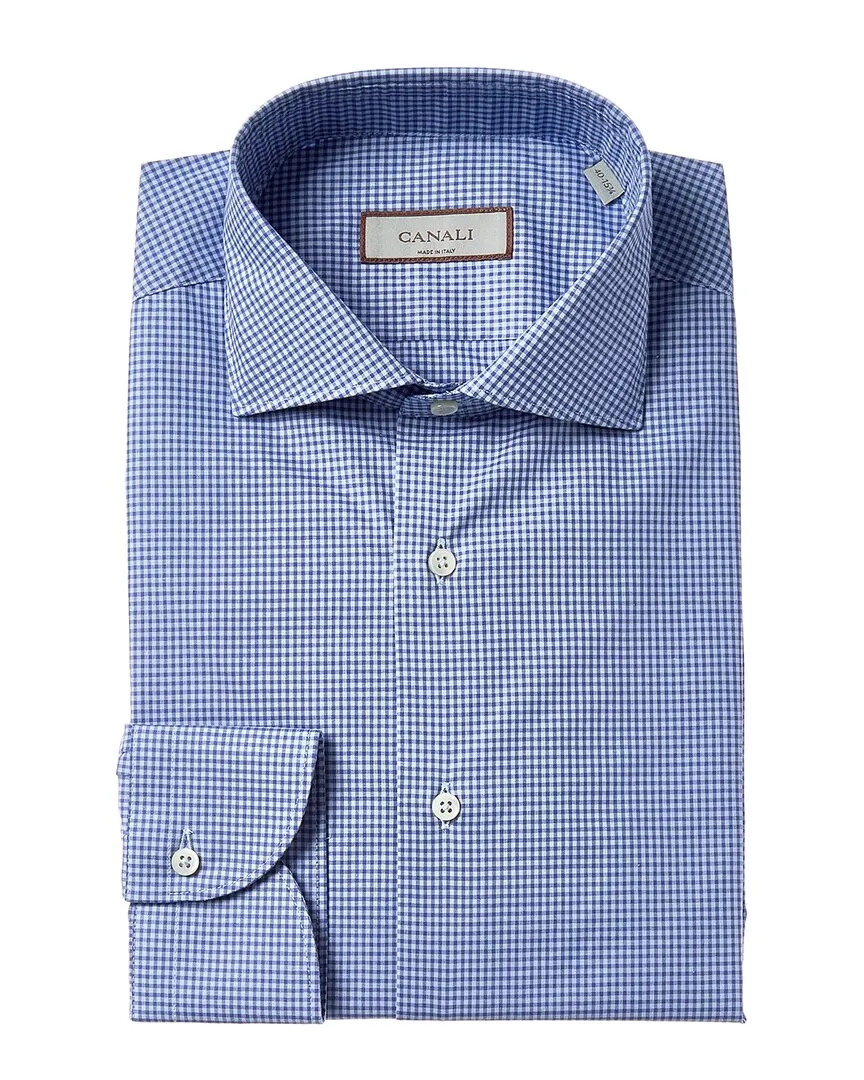 Canali Dress Shirt Brushed Inner Lining