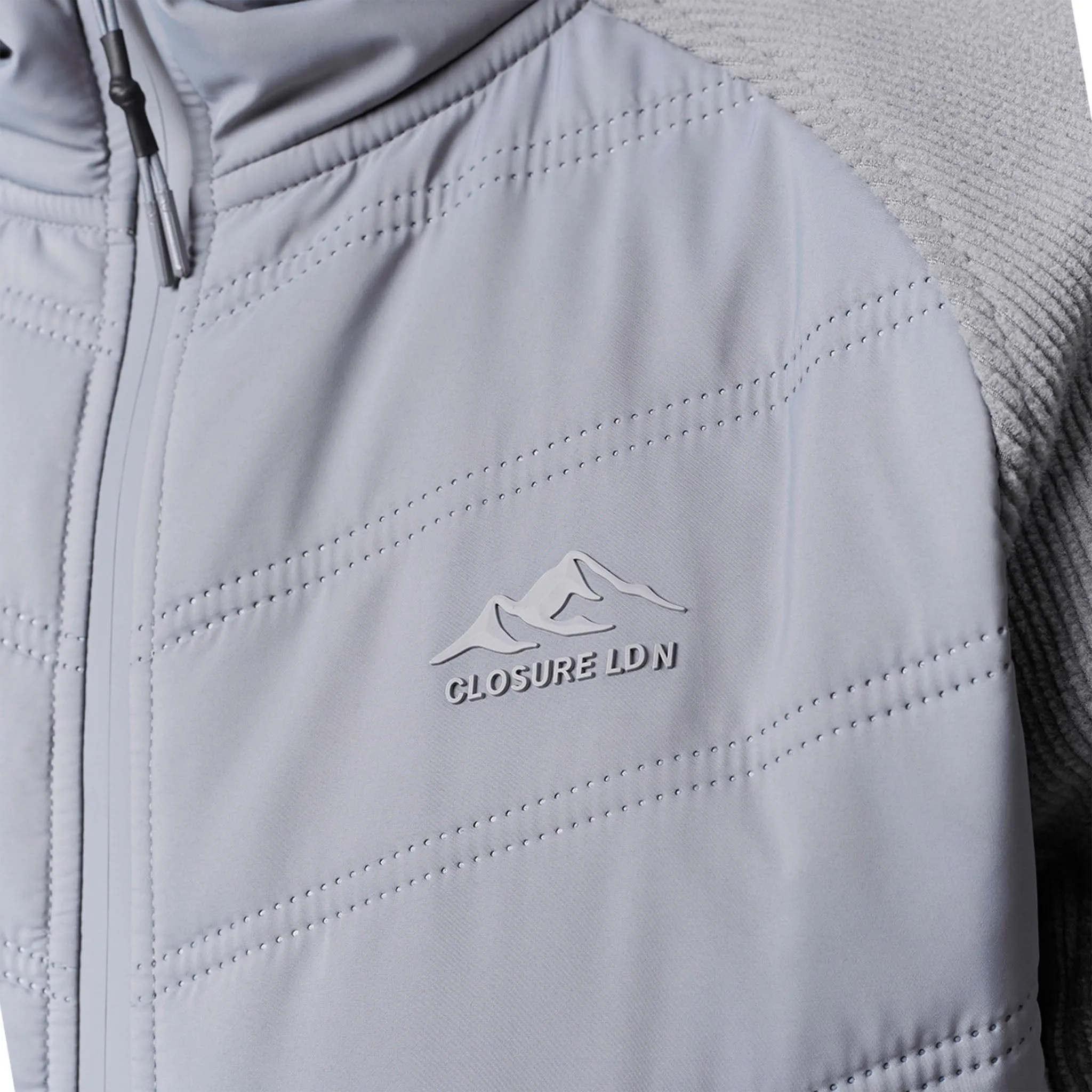 Heat Seal Hybrid Jacket | Mid Grey Durable Outer Layer