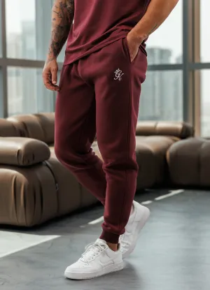 Rugged Comfort Anti Cling Finish Gym King Fundamental Fleece Jogger - Burgundy