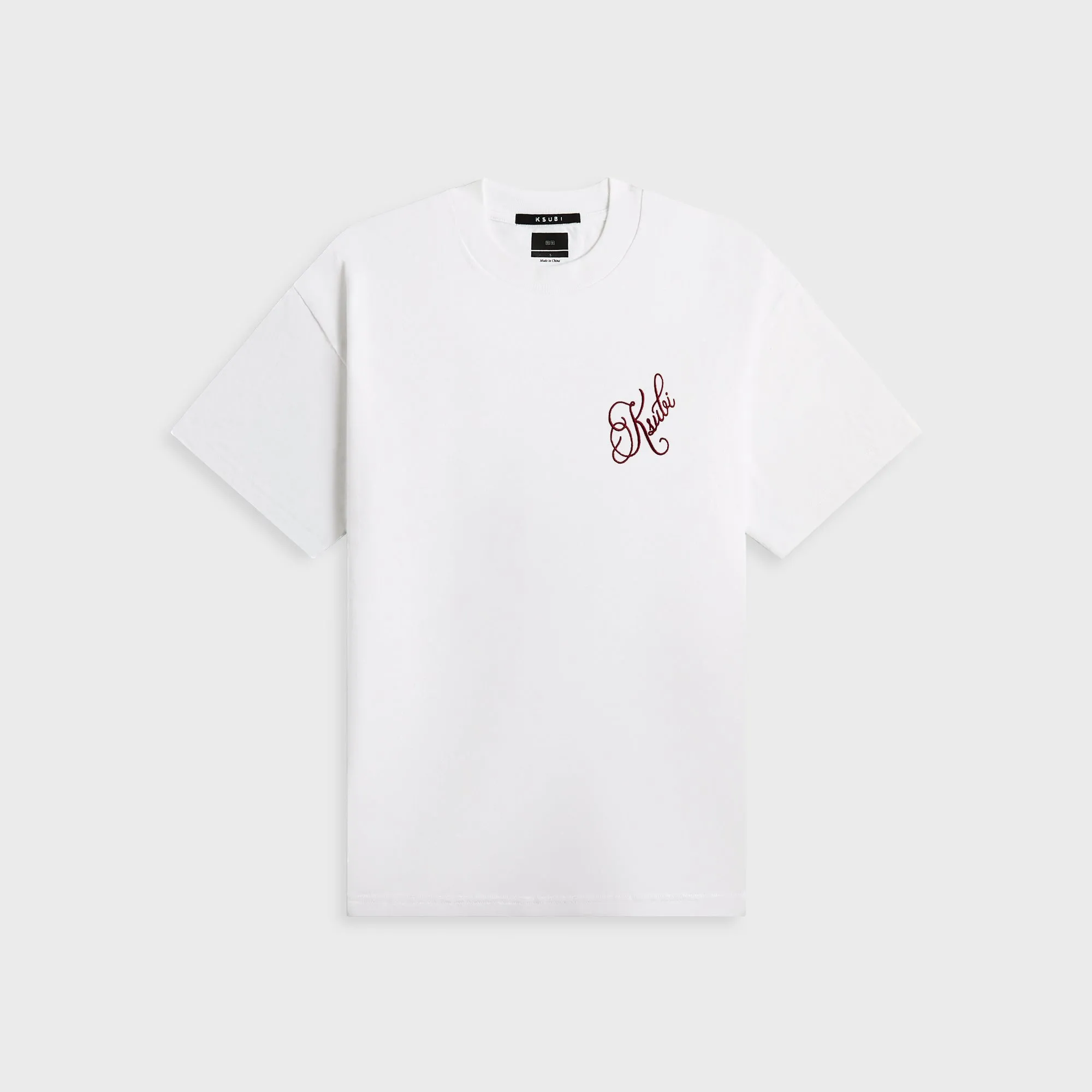Breathable mesh panel Quick Layer Ksubi Kursed Ekcess Tee - True White